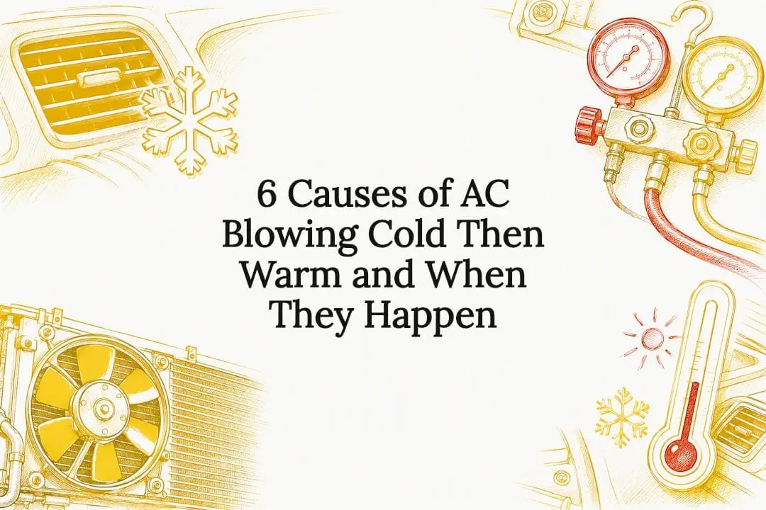 Decorative AC diagnosis title card illustration