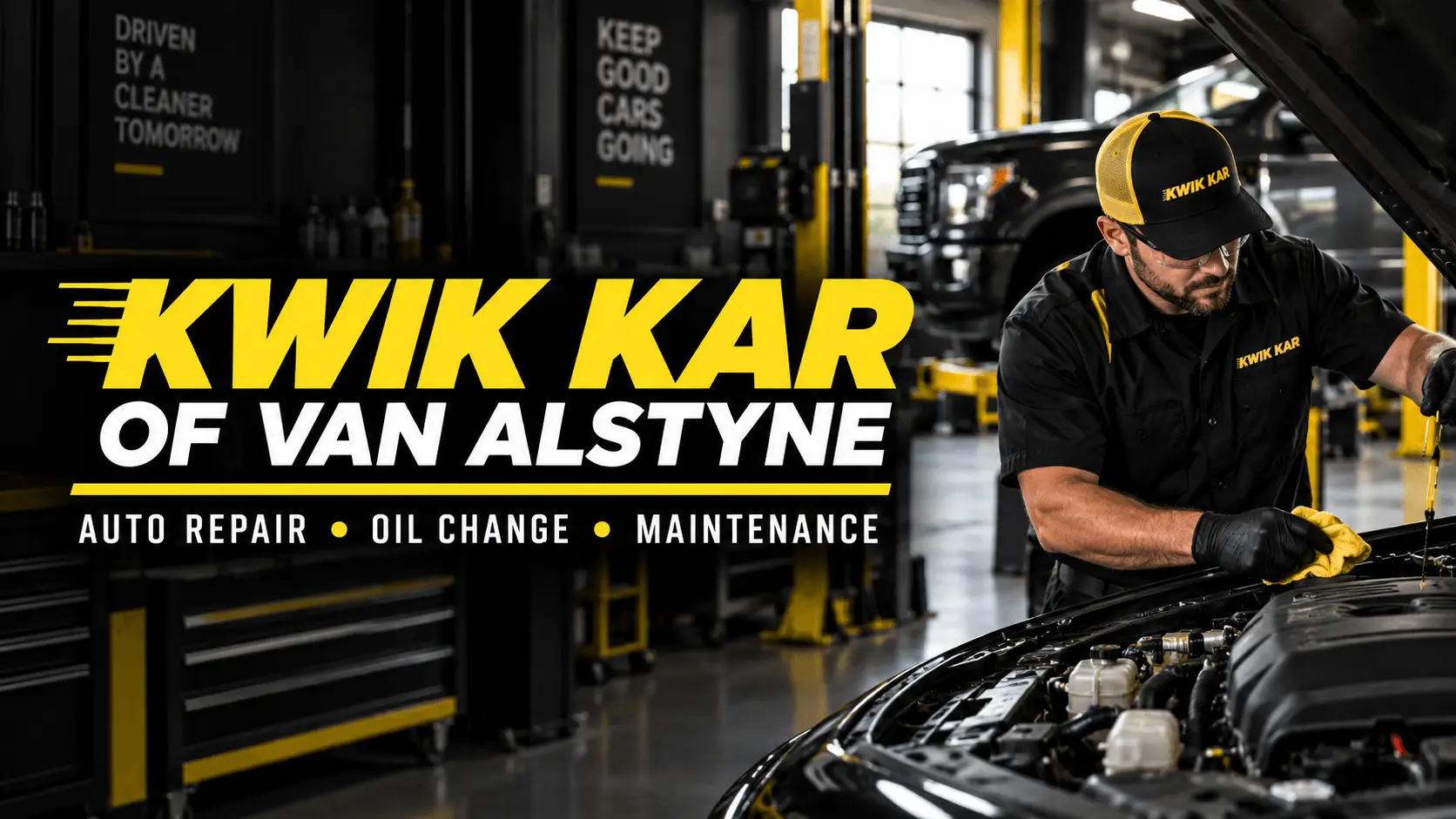 Kwik Kar Van Alstyne auto repair and oil change services